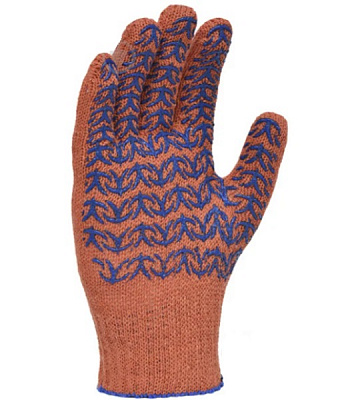 Рукавички Doloni з покриттям ПВХ крапка XL (10) 5 пар 4264