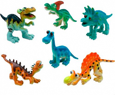 Ігровий набір Baby Team Динозаври 6 шт