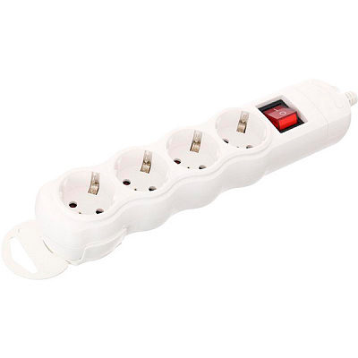 Колодка Expert Power с заземлением 4 гн. белый BNG-SS4SGR-WH 