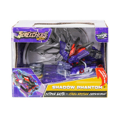 Трансформер Screechers Wild S3 L5 Дарк Фентом 1:43 EU682601