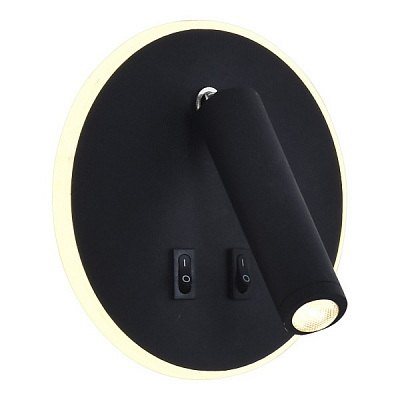 Бра Victoria Lighting LED 8 Вт чорний Lagos/AP1 black