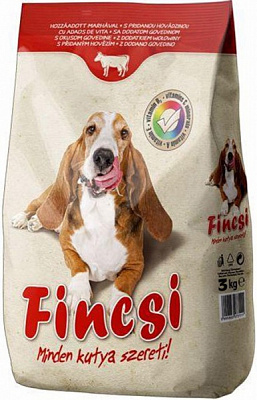 Корм для всех пород Fincsi со вкусом говядины 3 кг