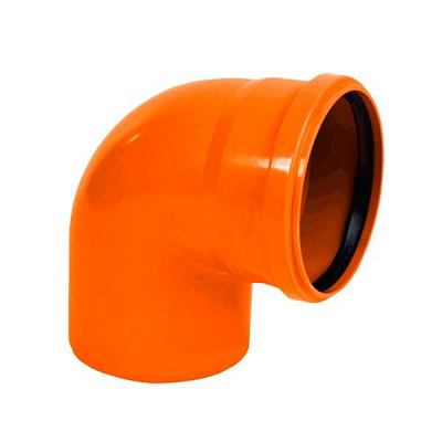 Коліно каналізаційне PolyPlastic 160 мм 87° зовнішнє
