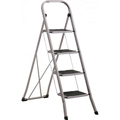 Драбина Expert Tools сталева з пластиковими накладками на 4 сходинки 436C Юпітер WK2040-3 436C