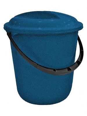 Відро з кришкою PR Класика індиго 7 л