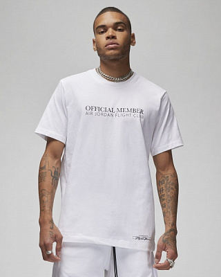 Футболка Nike M J FLT MVP SIG SS CREW DX9563-101 р.L білий