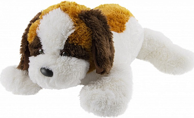 М'яка іграшка Копиця Собака Сенбернар 2/4 78 см коричневий із білим