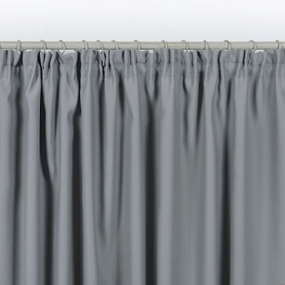 Штора-блекаут свинцево-сірий 150х27 см