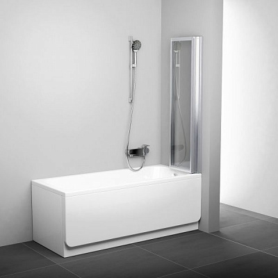 Штора для душа Ravak VS3 -130 (Grape) white