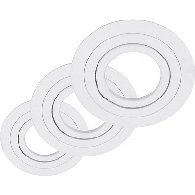 Світильник точковий Светкомплект HDL-AT 01 MWH Slim 3 шт./уп. 50 Вт G5.3 білий