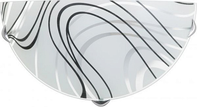 Світильник настінний УТ Сяйво НПБ Нескінченність 1x60 Вт E27 білий 1511