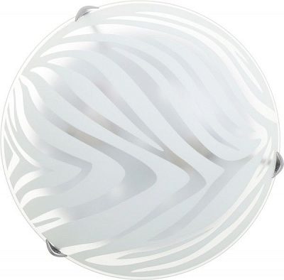 Светильник настенно-потолочный УТ Сяйво НПБ Виктория 2x60 Вт E27 белый 3017 