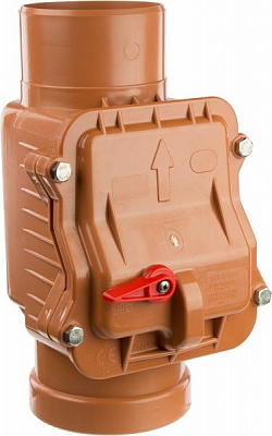 Клапан каналізаційний Capricorn зворотній ПП d110