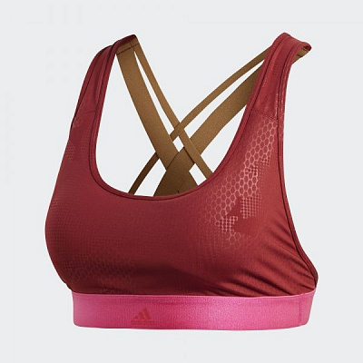 Бра Adidas REST E AI DH7095 S бордовий