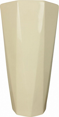 Ваза керамічна Nana ceramics Комета 40 см бежевий глянець