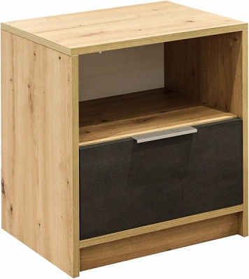 Тумба приліжкова Матера 440х354х490 мм дуб артизан/матера