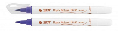 Маркер акварельный STA кисточка AQUA NATURAL BRUSH STA3700-24 сиренево-синий 