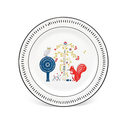 Тарелка обеденная Лесная песня 27 см MVM