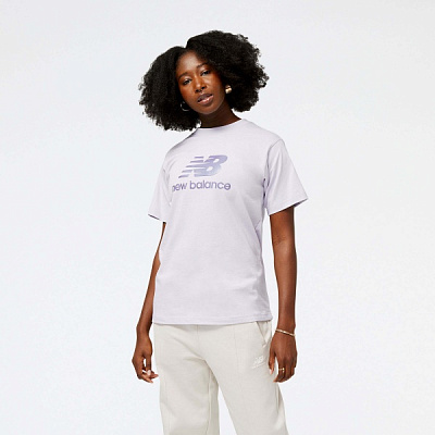 Футболка New Balance ATHLETICS PEARL GRAPHIC WT31553GRV р.S фіолетовий