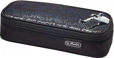 Пенал Be.Bag Cube Skater 50015320 Herlitz черный