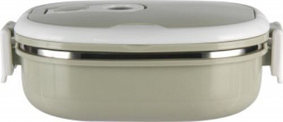 Термос для еды оливковый lunch box 900 мл Flamberg Smart Kitchen