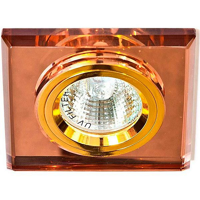 Світильник точковий Feron MR16 8170-2/(CD3006) GU5.3 золотийкоричневий