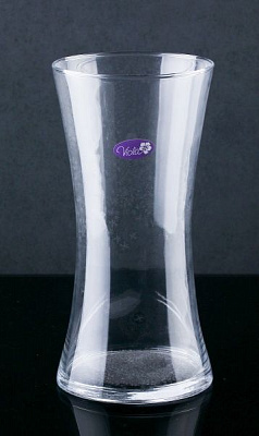 Ваза стеклянная прозрачная 31-108-048 Viola