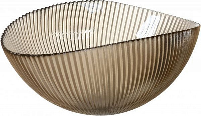 Фруктовница Arco Prismatico 30х20 см дымчатый блестящий Antonio Tammaro