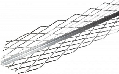 Уголок для мокрой штукатурки оцинкованный 2,5м