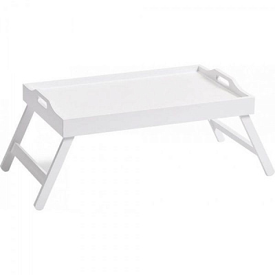 Таця на складаних ніжках МДФ біла 56,5x35,5x27 см 24052 Zeller