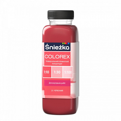 Пигмент Sniezka Colorex красный 400 мл