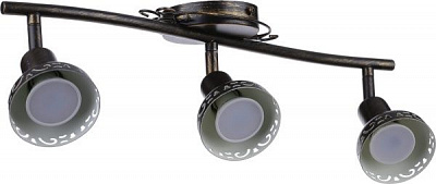 Спот Arte Lamp A5219PL-3BR 3x35 Вт GU10 коричневий Focus