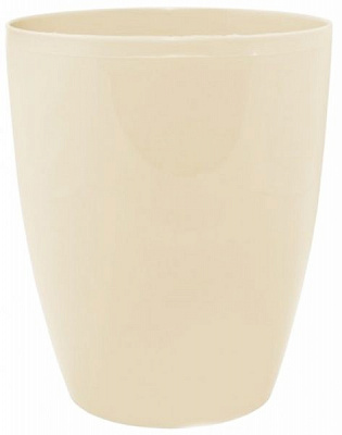 Кашпо пластиковое Алеана Орео круглый 2,3л кремовый (115056) 