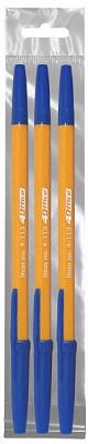 Набор ручек шариковых 4Office 3 шт. синие 4-113 
