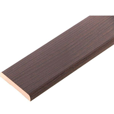 Наличник шпонированный Dverona 8х60х2150 мм дуб венге 