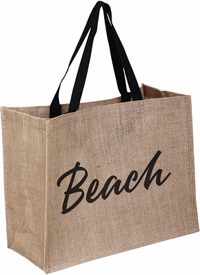 Сумка пляжна Luna Beach 46х22х37 см бежевий бежевий