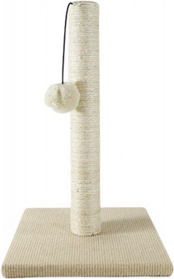 Когтеточка AnimAll столбик 42 см c бубоном