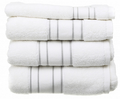 Полотенце Villa 70x140 см белый с серым Sous Dias 
