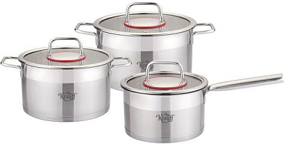 Набор кастрюль Moxie 6 предметов 26-295-001 Krauff