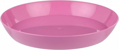 Поддон пластиковый Elsa Карат 160 круглый розовый 