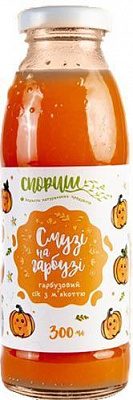 Сок Спориш Тыквенный с мякотью и сахаром 0,3л 