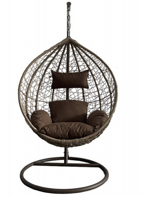 Крісло-кокон Indigo Фієста світло-коричневий