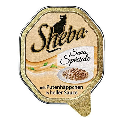 Корм Sheba шматочками з індичкою в білому соусі 85 г