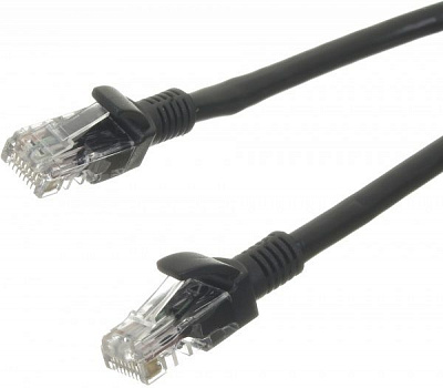 Патч-корд ЕМТ UTP 3 м черный (4-0273У) RJ-45