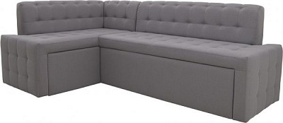 Уголок кухонный Кедр КАРАТ раскладной 7 Милос 84 светло-серый 