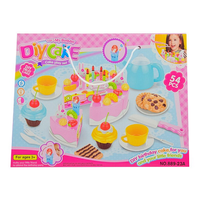 Игровой набор День рождения 54 предмета 889-23A
