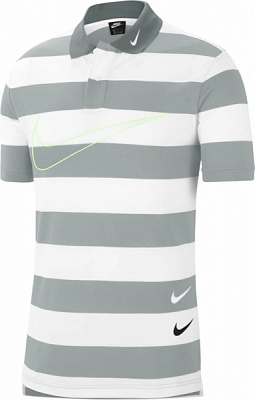 Поло Nike M NSW SWOOSH POLO SS KNT CJ4909-077 р.L серый