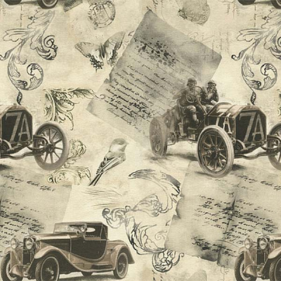 Шпалери вінілові гарячого тиснення Vinil Авто декор СШТ 3-1150 1,06x10,05 м