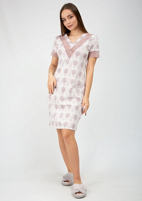 Ночная рубашка Roksana 1174/16027 р. XL капучино 