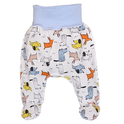 Ползунки ясельные Татошка р.74 белый с принтом 0302207всб 